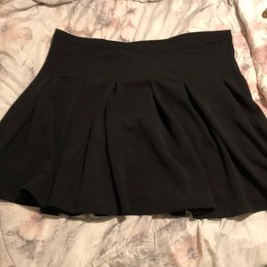 Plus size black skirt